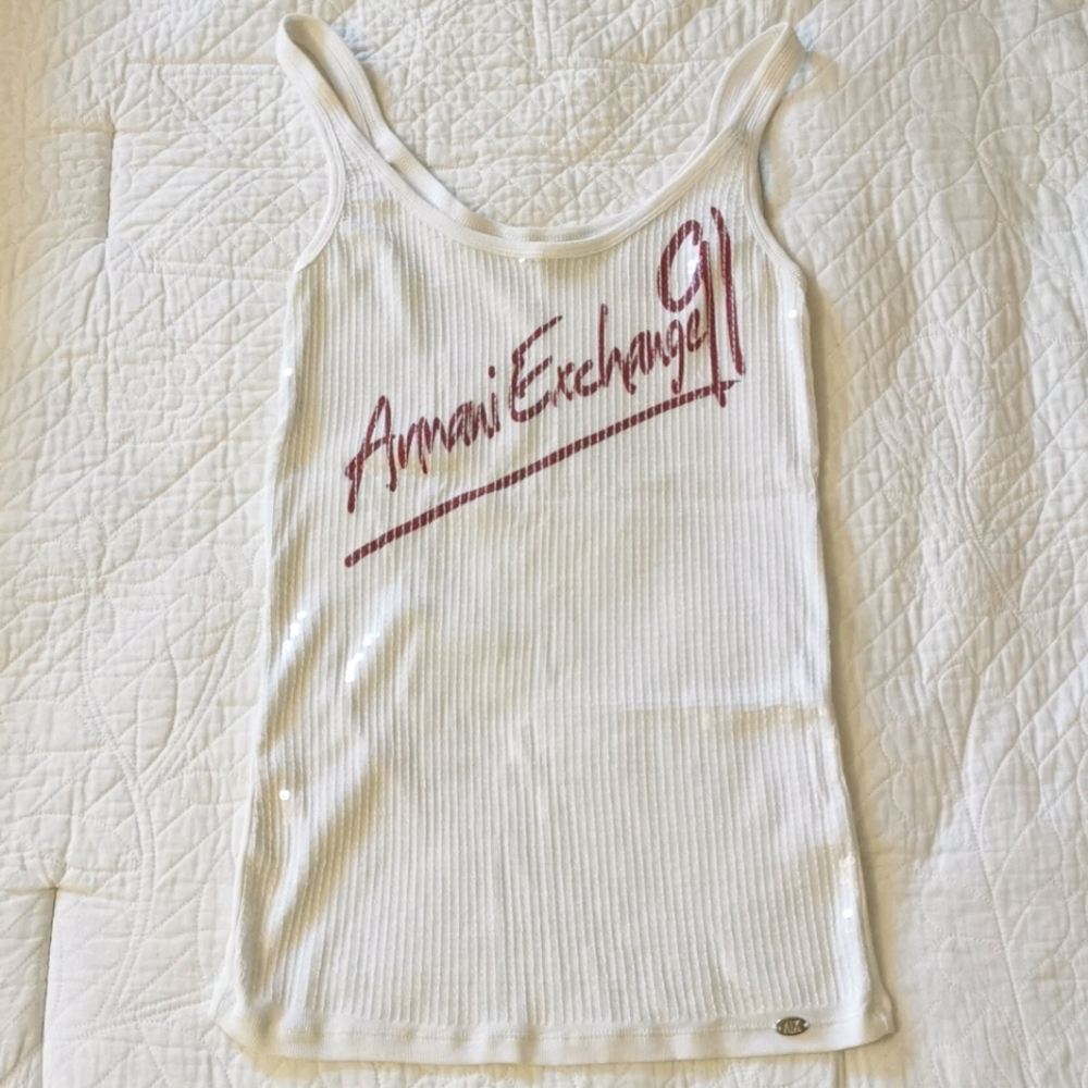 Brand new Armani Exchange sequins tank top